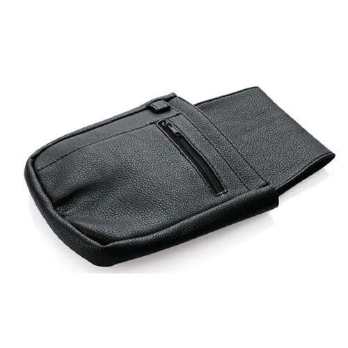 Kelner-/revolvertas leer afm. 24x14,5cm.