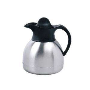 Isoleerkan Thermosteel dubbelwandig rvs inh. 0,6l. kleur zwart