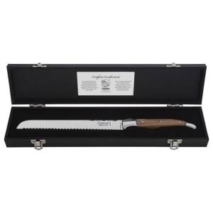 Broodmes afm. 20cm. luxury line olijfhout roestvrijstaal Laguiole Style de Vie