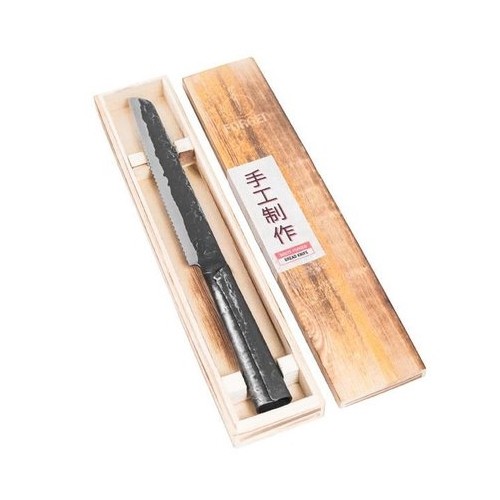 BREAD KNIFE DIM. 20CM. BRUTE FORGED STAINLESS STEEL LAGUIOLE STYLE DE VIE