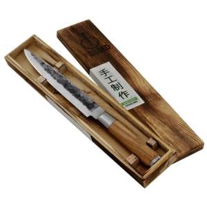 MEAT KNIFE DIM. 20CM. OLIVE FORGED STAINLESS STEEL LAGUIOLE STYLE DE VIE