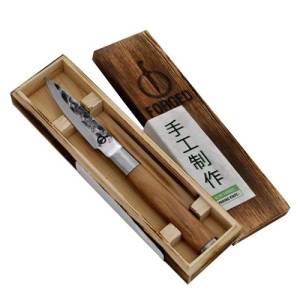 PEELING KNIFE DIM. 8CM. OLIVE FORGED STAINLESS STEEL LAGUIOLE STYLE DE VIE