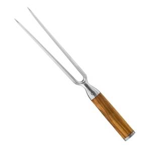 MEAT FORK DIM. 20CM. OLIVE FORGED STAINLESS STEEL LAGUIOLE STYLE DE VIE