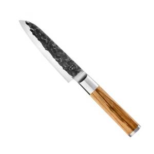 SANTOKUMES DIM. 14CM. OLIVE FORGED STAINLESS STEEL LAGUIOLE STYLE DE VIE