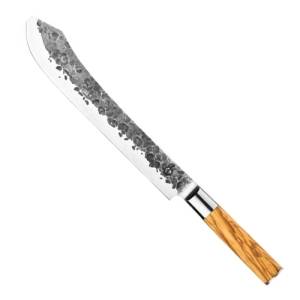 BUTTER'S KNIFE DIM. 25.5CM. OLIVE FORGED STAINLESS STEEL LAGUIOLE STYLE DE VIE