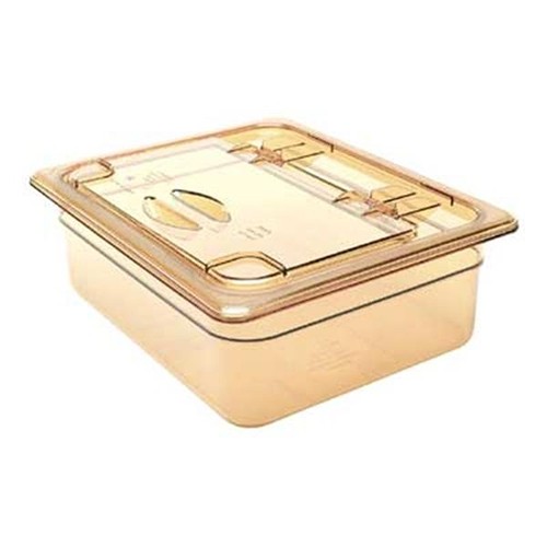 Gastronormdeksel Hot-Pan gn 1/6 met scharnier kleur Amber Cambro