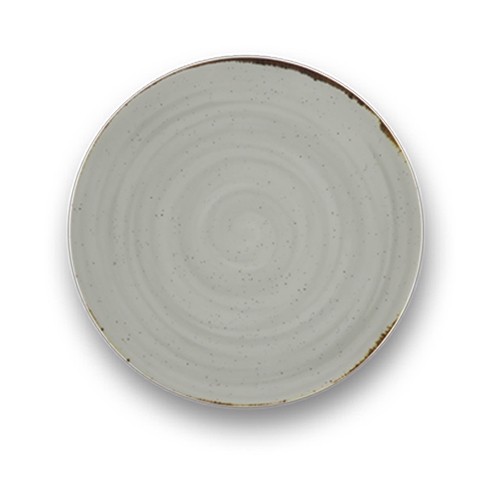 Coupebord l diam. 28cm. Saturno Nature kleur taupe