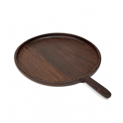 SERVIERBRETT L ABM. 48,6X35CM. KARBONISIERTES ESCHENHOLZ PURE P. NAESSENS SERAX