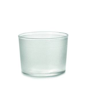 Inhalt des Trinkglases. 20CL. DURCHM. 8,2 cm HG . 5,8 cm. LA NOUVELLE TISCH MERCI SERAX