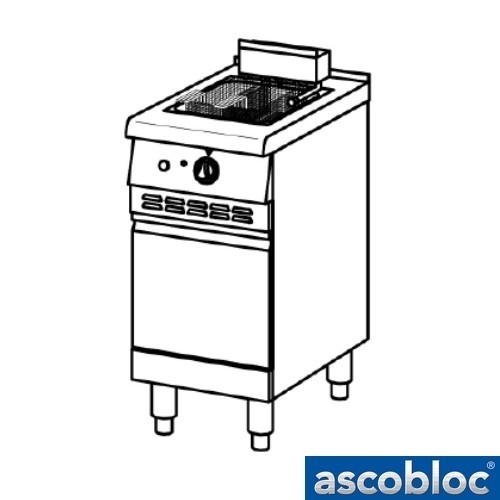 PASTA COOKER ASCOLINE 700 AEW 460 AFM. 400X706X850MM. 400V - 6000W ASCOBLOC