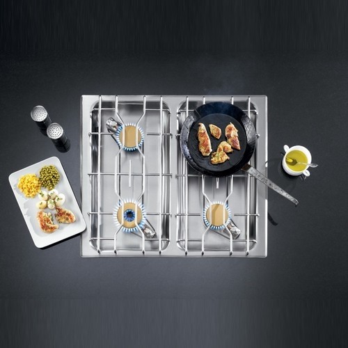 BUILT-IN GAS HOB INTEGRALINE IGH 410 DIMENSIONS 70X61CM 18.6KW ASCOBLOC