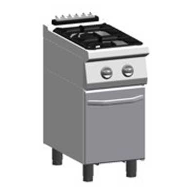 TABLE DE CUISSON GAZ 2 FEUX ATA 700 K7-GCU05PP DIM. 40X70X90CM. À