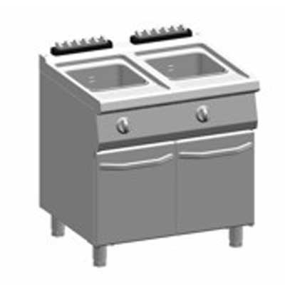 FRITEUSE ÉLECTRIQUE 2X15LTR.-BANQUES ATA-700 K7-EFG1015 ATA.