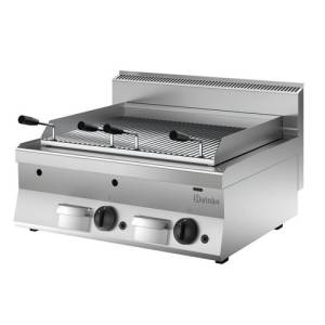 Lavasteengrill gas afm. 800x650x(h)295mm. Serie 650, b800 Bartscher