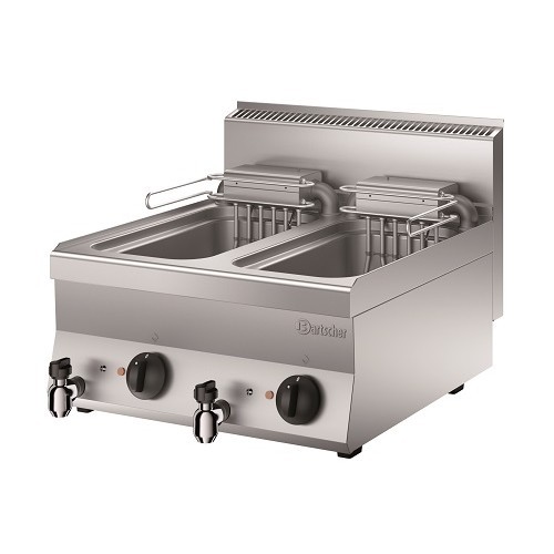Friteuse 2x10l. afm. 600x650x(h)295mm. Serie 650, b600 Bartscher
