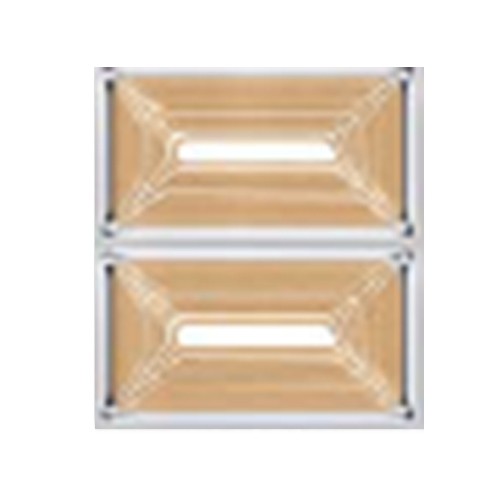 TABLE DE CUISSON À INDUCTION VARIO QUAD 1 FL DIM. 360X360MM. 400V/2X3.5KW MOI