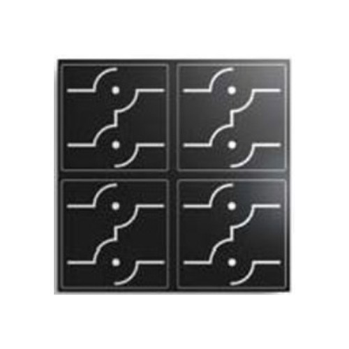 Inductie kookplaat vario quad 4 vl afm. 650x650mm. 400v/8x3,5kw EGO