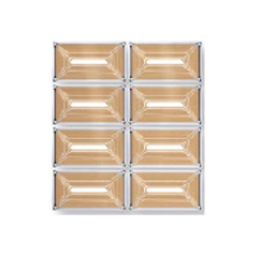 Inductie kookplaat vario quad 4 vl afm. 650x650mm. 400v/8x3,5kw EGO