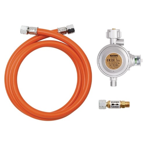 GAS CONNECTION SET PATIO HEATER ST13500 G DIM. 6.4X18X3.5CM. BARTSCHER