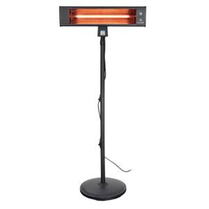 Elektrischer Terrassenheizer TH1800S. Maße: 42 x 64 x 189 cm. 230 V, 1800 W, Eurom