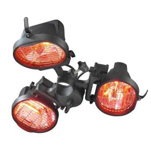 Elektrischer Terrassenheizer, 1500W, Maße: 54x54x13cm, 230V, 1500W, Eurom