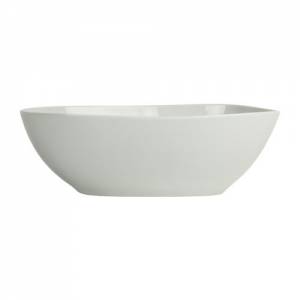 Saladeschaal afm. 28x22x9cm. kleur wit Isola Nova