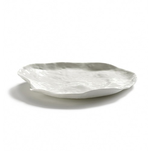 PLATE EBB AND FLOW 35X30.5CM. PERFECT IMPERFECTION ROSE OF THE FIELD SERAX