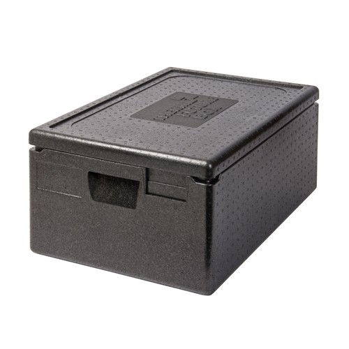 INSULATION BOX 1/1 GN 39LTR. AFM 600X400X280MM. BLACK THERMO FUTURE BOX