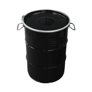 The Binbin met inwerpopening inh. 60ltr. zwart