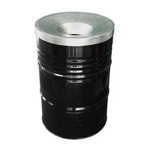 The Binbin met inwerpopening inh. 200ltr. zwart