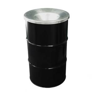 The Binbin met vlamvertragend deksel inh. 120ltr. zwart