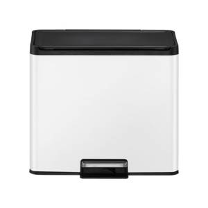 Essential Recycler pedaalemmer inh. 15+15ltr. wit EKO