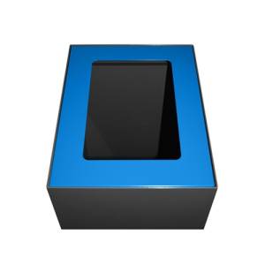 Top modulaire afvalscheidingsunit 60ltr. kleur blauw