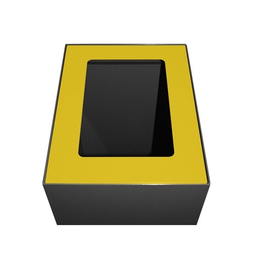 TOP MODULAR WASTE SEPARATION UNIT 60LTR. COLOR YELLOW