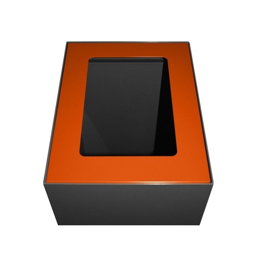 Top modulaire afvalscheidingsunit 60ltr. kleur oranje