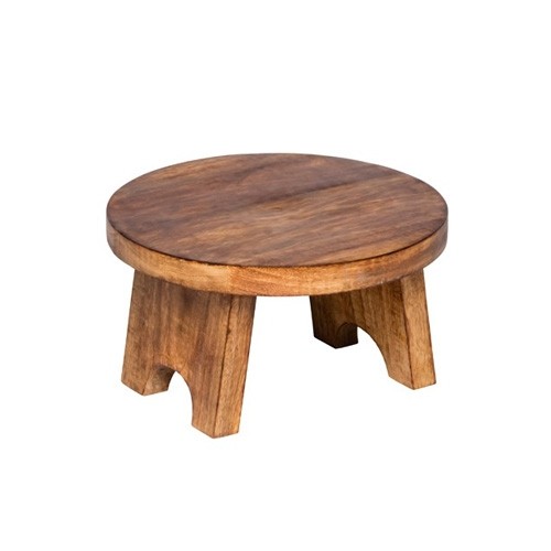 Buffetverhoger diam. 25cm. hgt. 15cm. hout