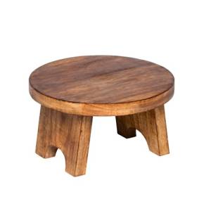 BUFFET RAISER DIAM. 30CM. HGT. 17CM. WOOD