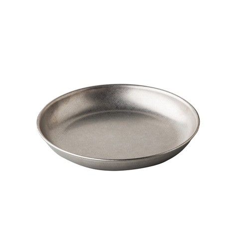 PLATTENDURCHM. 20 CM. VINTAGE-EDELSTAHL