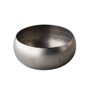 Kom diam. 11cm.  inh. 40cl. Vintage rvs