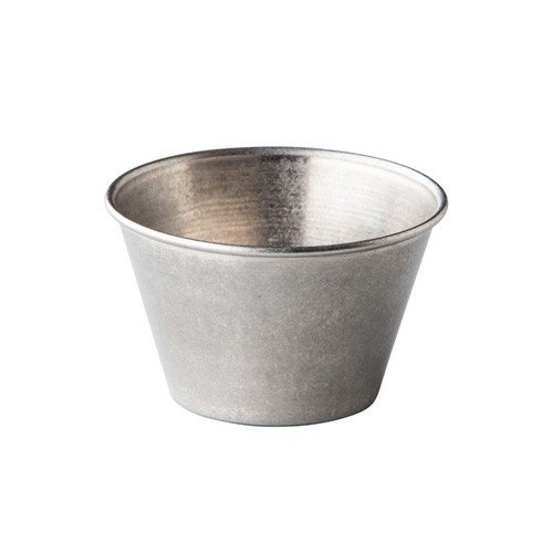 RAMEKIN DIAM. 8.2CM. INH. 150ML. VINTAGE STAINLESS STEEL