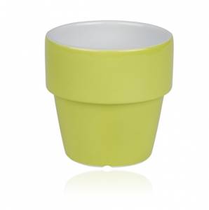 Melkbeker inh. 22cl. z/oren kleur Appelgroen Nova