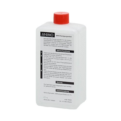 Milchablagerungsreiniger, Dose mit 1 Liter.