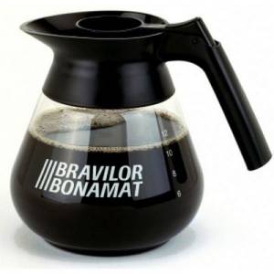 Koffiekan glas inh. 1,7ltr. m/deksel Bravilor