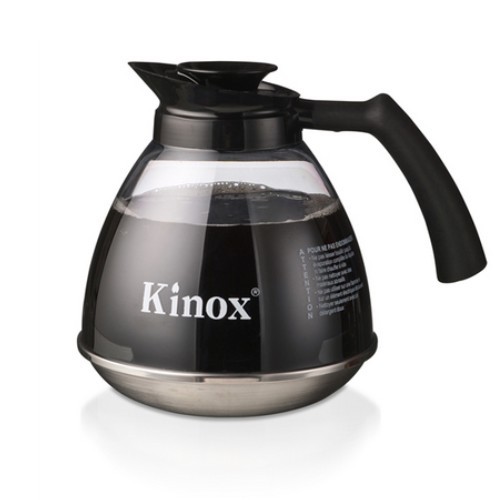 Koffiekan kunststof inh. 1,7l. m/deksel en rvs bodem Bravilor