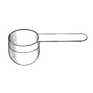 INHALT DER KUNSTSTOFFMESSUNG. 40GR. BRAVILOR