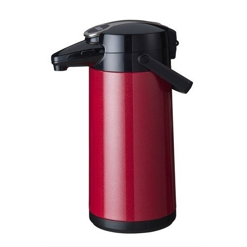Bravilor airpot roestvrijstalen binnenpot kleur rood metallic inh. 2,2 ltr.