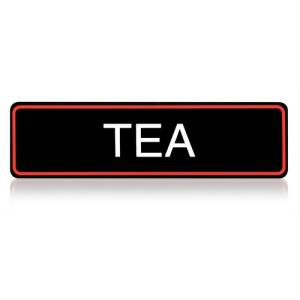 Sticker zelfklevend 'tea' Bravilor