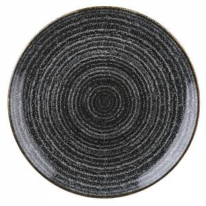 Coupebord Homespun kleur Charcoal Black diam. 16,5cm. Churchill studio prints