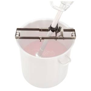 PFANNENUNTERSTÜTZ VERSTELLBAR FÜR PFANNEN VON 33 BIS 65 CM. ROBOTERCOUPÉ AUS EDELSTAHL