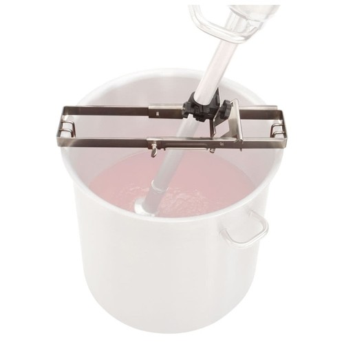 VERSTELLBARER PFANNENHALTER FÜR PFANNEN VON 50 BIS 100 CM. ROBOTER-COUPÉ AUS EDELSTAHL